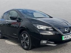 Pearl black Used 2020 Nissan Leaf Tekna Hatchback | £9,960 (Fair price)