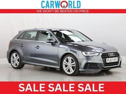 Grey Used 2018 Audi A3 S-Line Hatchback | £12,590 (Good price)