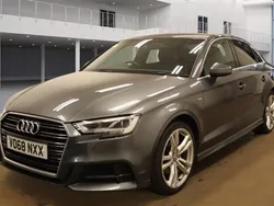 Grey Used 2018 Audi A3 S-Line Sedan | £15,495 (Fair price)