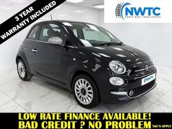 Black Used 2016 Fiat 500 Lounge Hatchback | £4,595 (Fair price)