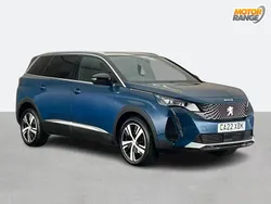 Blue Used 2022 Peugeot 5008 GTi MPV | £21,295 (Fair price)
