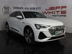White Used 2020 Audi e-tron S-Line SUV | £24,988 (Fair price)