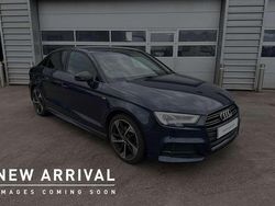Cosmos blue metallic Used 2018 Audi A3 Black Edition Sedan | £16,495 (Fair price)