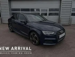Cosmos blue metallic Used 2018 Audi A3 Black Edition Sedan | £16,495 (Fair price)