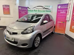 Silver Used 2010 Toyota Aygo Platinum Hatchback | £2,650
