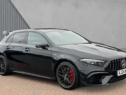 Cosmos black metallic Used 2024 Mercedes A45 AMG Hatchback | £51,480 (A bit pricey)