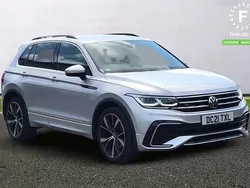 Silver Used 2021 VW Tiguan R-line SUV | £24,899 (Fair price)