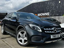 Black Used 2018 Mercedes GLA250 AMG line SUV | £17,300 (Fair price)