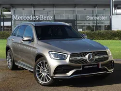 Silver Used 2021 Mercedes GLC300 AMG Line Premium SUV | £29,200 (Good price)
