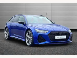Ultra blue Used 2022 Audi RS6 Advanced Estate | £80,995 (A bit pricey)