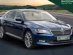 Lava blue metallic Used 2017 Skoda Superb Hatchback | £16,803 (Fair price)