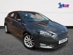 Grey Used 2015 Ford Focus Titanium Hatchback | £5,289 (Fair price)
