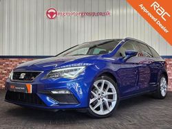 Blue Used 2017 Seat Leon FR Estate | £7,995 (Fair price)