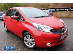 Red Used 2014 Nissan Note Acenta Premium Hatchback | £4,591 (A bit pricey)