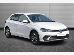 White New 2025 VW Polo Life Hatchback | £20,195 (Good price)