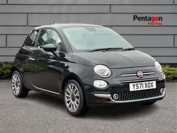 Black Used 2021 Fiat 500 Dolcevita Hatchback | £9,950 (Fair price)