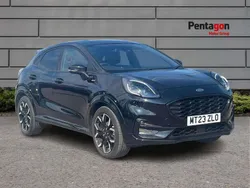 Agate black premium colour Used 2023 Ford Puma ST-Line X SUV | £18,495 (Fair price)