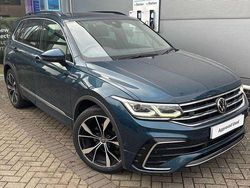 Blue Used 2022 VW Tiguan R-line SUV | £24,489 (Fair price)