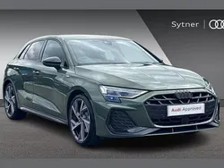 Green Used 2025 Audi A3 Black Edition Hatchback | £35,000