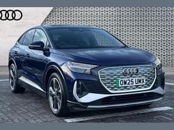 Blue Used 2025 Audi Q4 Sportback e-tron S-Line SUV | £34,608