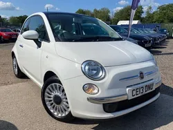 White Used 2013 Fiat 500 Lounge Hatchback | £4,495 (Fair price)