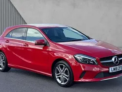 Red Used 2018 Mercedes A160 Sport Edition Hatchback | £13,995 (Fair price)