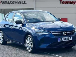 Blue Used 2021 Vauxhall Corsa Hatchback | £10,750 (Fair price)