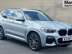 Silver Used 2019 BMW X3 M Sport SUV | £27,731 (Fair price)