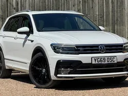 White Used 2019 VW Tiguan R-line SUV | £22,450 (Fair price)
