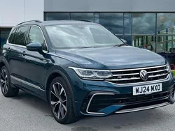 Blue Used 2024 VW Tiguan R-line Edition SUV | £31,380 (Fair price)