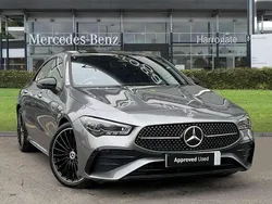 Grey Used 2024 Mercedes CLA220 AMG Line Premium Plus Sedan | £32,500 (A bit pricey)
