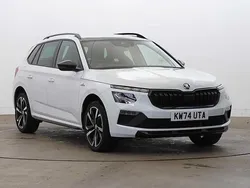 Moon white metallic Used 2025 Skoda Kamiq Monte Carlo SUV | £23,295 (Fair price)