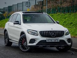 White Used 2017 Mercedes GLC350 AMG line Estate | £21,500 (Fair price)