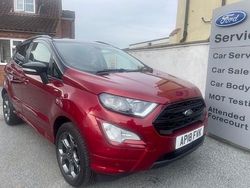 Red Used 2018 Ford Ecosport ST-Line SUV | £10,495 (Fair price)