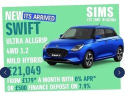 Orange Used 2024 Suzuki Swift Hatchback | £22,049