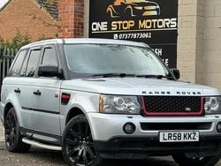 Silver Used 2008 Land Rover Range Rover Sport HSE SUV | £4,995 (Fair price)