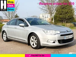 Silver Used 2009 Citroën C5 VTR Sport Sedan | £2,320 (Fair price)