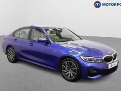 Blue Used 2020 BMW 330e M Sport Sedan | £20,849 (Fair price)