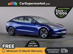 Blue Used 2021 Tesla Model 3 Long Range AWD Sedan | £16,897 (Fair price)
