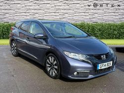 Blue Used 2014 Honda Civic SR Estate | £7,700 (Fair price)