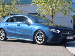 Blue Used 2019 Mercedes A200 AMG Line Premium Hatchback | £14,470 (Fair price)