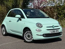 Green Used 2016 Fiat 500 Lounge Hatchback | £4,440 (Fair price)