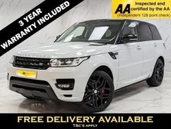 White Used 2015 Land Rover Range Rover Sport Autobiography Dynamic SUV | £18,295 (Fair price)