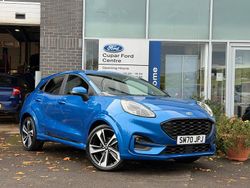 Desert island blue Used 2020 Ford Puma ST-Line X Hatchback | £13,995 (Fair price)