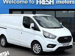 Frozen white (solid colour) Used 2022 Ford Transit Custom Limited Van | £15,990 (Good price)