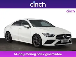 White Used 2019 Mercedes CLA180 AMG Line Premium Sedan | £22,209 (Fair price)