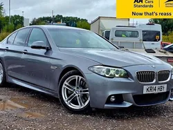 Grey Used 2014 BMW 520 M Sport Sedan | £8,688 (Fair price)
