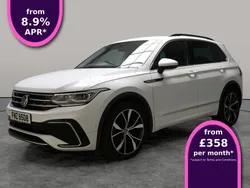 White Used 2021 VW Tiguan R-line SUV | £24,096 (Good price)