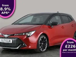 Red Used 2021 Toyota Corolla Sport Hatchback | £17,057 (Good price)