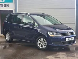 Blue Used 2017 VW Sharan SE MPV | £12,995 (Fair price)